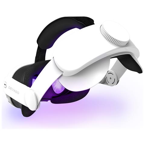 Fascia Per La Testa Regolabile Per Visori Vr White - Foto 1