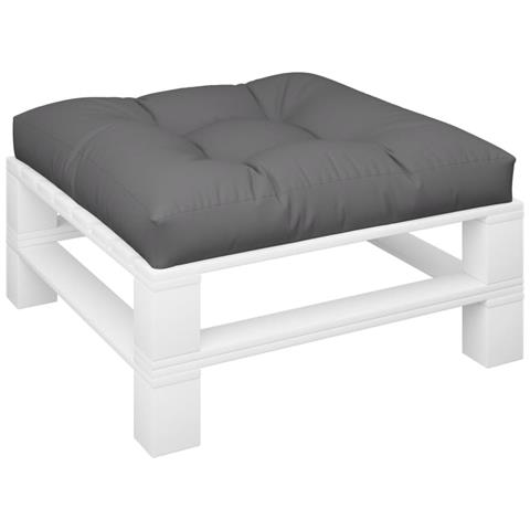 Cuscino Per Pallet Grigio 80x80x12 Cm In Tessuto - Foto 3