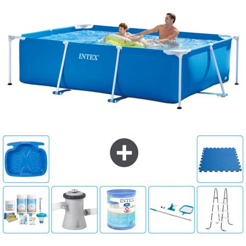 Piscina Fuori Terra - Rettangolo - 260x160x65 Cm - Blu - Include Accessori Coordinati A103 - Foto 1