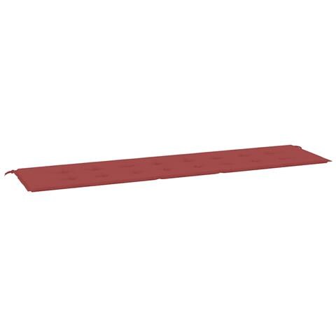 Cuscino Per Panca Rosso Vino 200x50x4 Cm In Tessuto Oxford - Foto 1