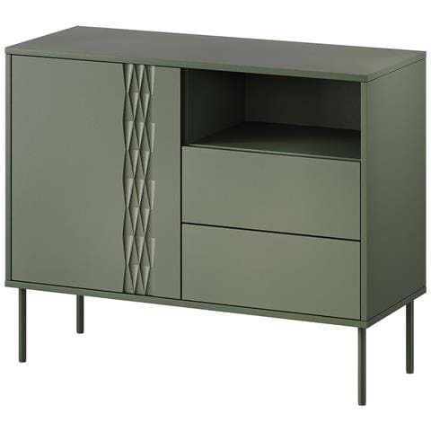 1D2S Cassettiera TRESSE 100x40x75 verde opaco - Foto 1
