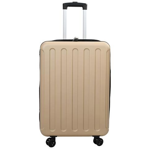 "Valigia Pieghevole Scocca Rigida 20"" Champagne 34x23x55.5 cm ABS" - Foto 2