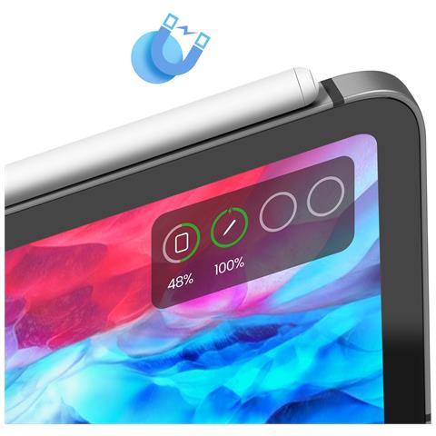 Stilo Bluetooth Per Ipad Pro Fissaggio Magnetico Con Porta Usb C Autonomia 9h, Bianco - Foto 5