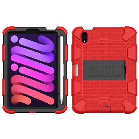 Custodia Per Ipad Mini 6 8.3"" Con Supporto E Tracolla Rossa - Foto 2