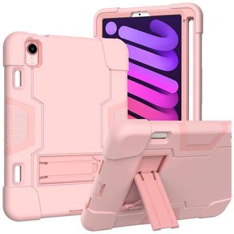Custodia Per Ipad Mini 6 8,3” Con Supporto E Alloggiamento Per Stilo Rosa - Foto 1