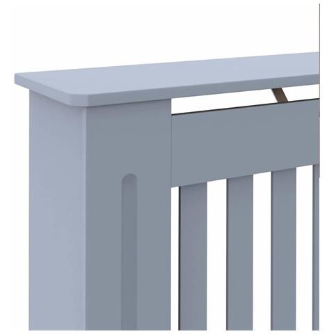 Copertura per radiatori 2 pcs Grigio 172 x 19 x 81.5 cm - Foto 9