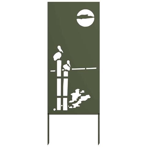 Pannello Decorativo da Giardino Oliver verde 50 x 140 cm - Foto 1