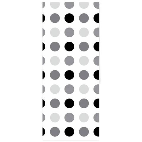 Tenda a Rullo Doccia 90x240 cm Larghezza Tessuto 86 cm - Foto 1