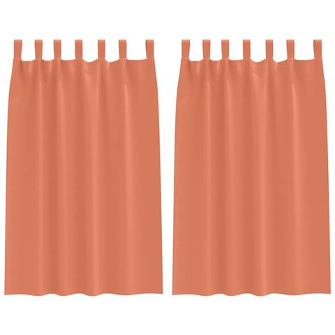 Tende con tende 2 pcs Terracotta Poliestere - Foto 1