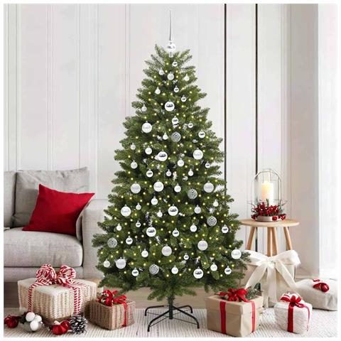 Albero di Natale artificiale Verde 180 cm PVC e Metallo - Foto 2
