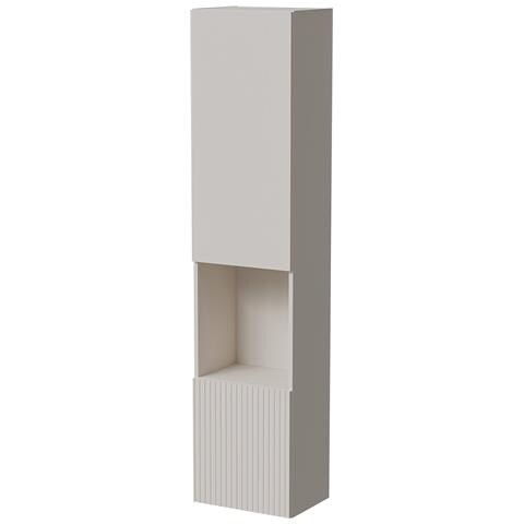 Mobile Espositore Botte - Vetrina 4 Ripiani, 39.9x29.8x180h Cm Beige - Foto 1