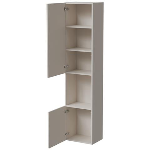 Mobile Espositore Botte - Vetrina 4 Ripiani, 39.9x29.8x180h Cm Beige - Foto 4