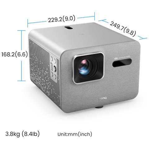 TK705i Proiettore a raggio standard 3000 ANSI lumen DLP UHD 4K (3840x2160) Grigio - Foto 2