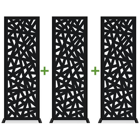Set Di 3 Pannelli Decorativi Ruivo, Alti 160 Cm, Con Motivo Completo - Foto 1