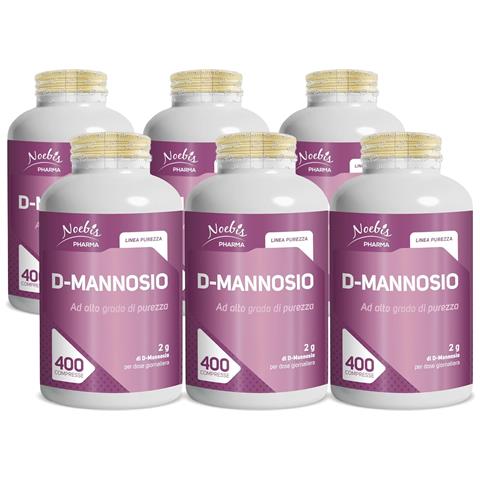 D-Mannosio 400 Compresse - Formula Pura in Compresse - Benessere Vie Urinarie e Uso Quotidiano (Confezione sestupla) - Foto 1