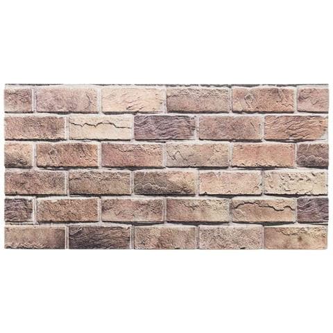 Pannelli da parete 10 pcs Marrone e Grigio 100 x 50 cm - Foto 2