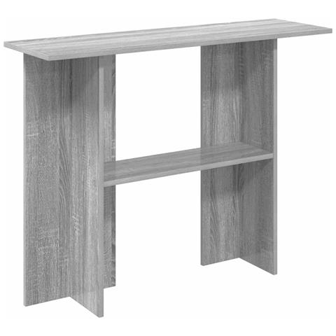 Tavolo consolle Grigio Sonoma 100 x 30 x 75 cm - Foto 1