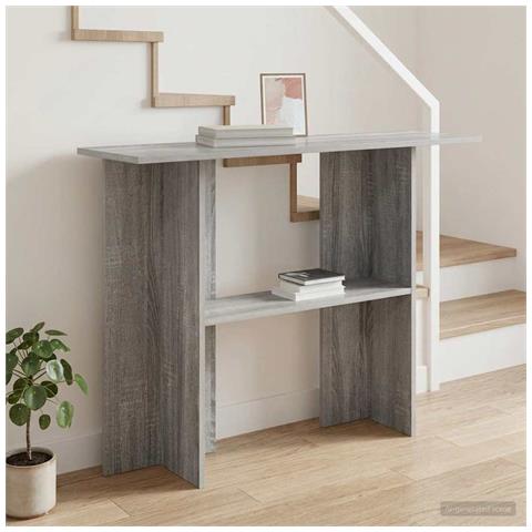 Tavolo consolle Grigio Sonoma 100 x 30 x 75 cm - Foto 2