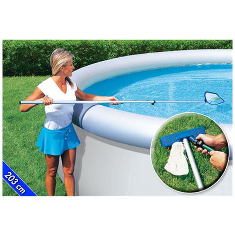 Kit di Manutenzione Aspiratore Pulizia per Piscine 203 cm - Foto 1