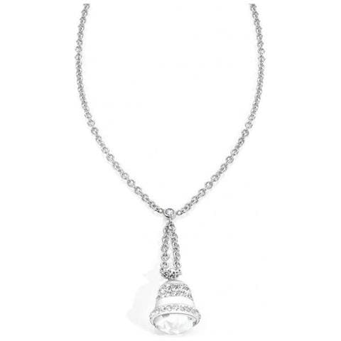 Collana Din Don Donna Pendente Campane Cristalli Big Sti01 - Foto 1