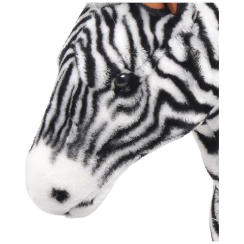 Zebra in Peluche in Piedi Nera e Bianca XXL - Foto 2