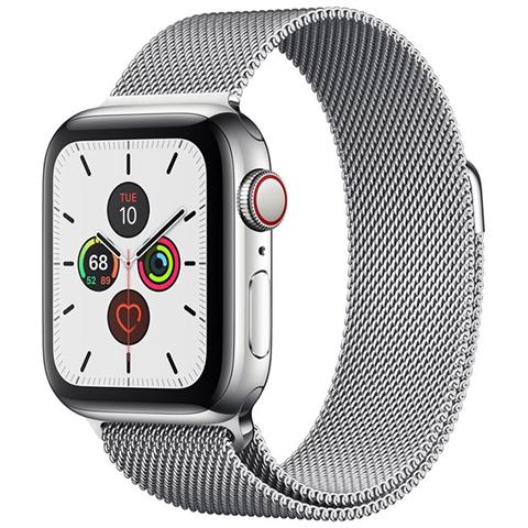 APPLE - Watch 5 40 mm Impermeabile 5ATM GPS + Cellular 32GB WiFi /  Bluetooth con Cinturino Loop Milanese Acciaio Inossidabile - ePRICE