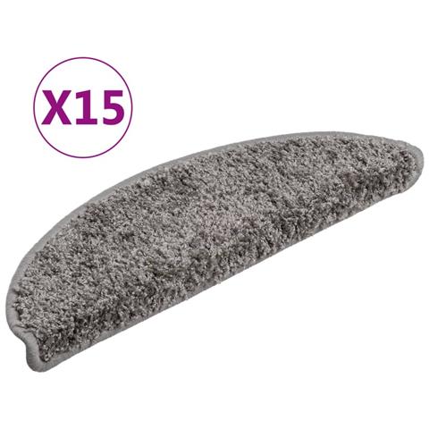 Tappetini Per Scale 15 Pz Grigi 56x20 Cm - Foto 1