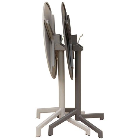 Opera - Tavolo Da Giardino In Metallo Diametro 60 - Foto 2