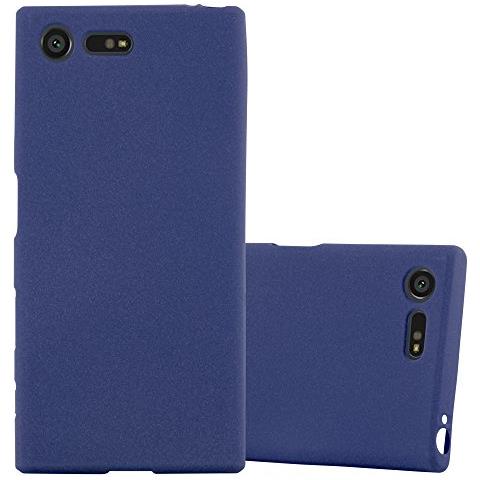 Custodia Compatibile Con Sony Xperia X Compact In Frost Blu Scuro - Coperchio Protettivo In Silicone Tpu Flessibile - Foto 1