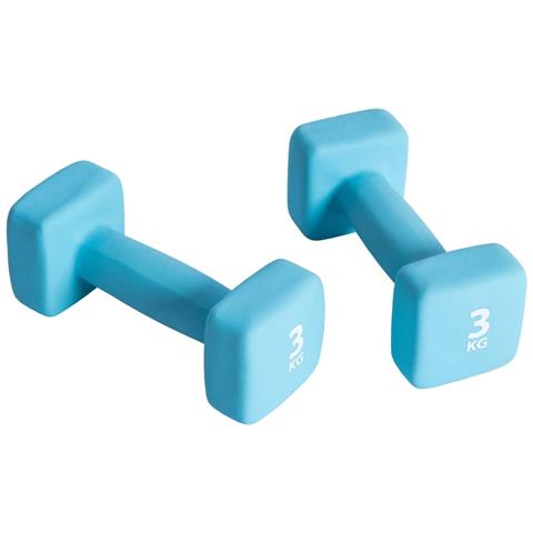 Set Manubri 2x3 Kg In Neoprene Blu - Foto 2