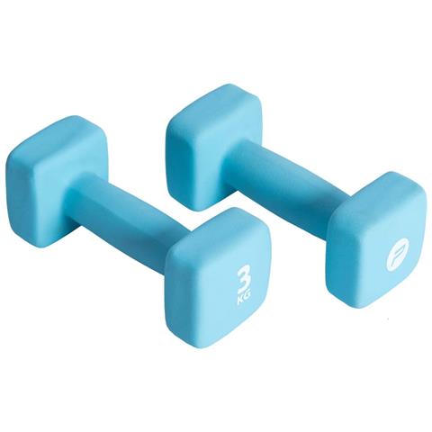 Set Manubri 2x3 Kg In Neoprene Blu - Foto 1