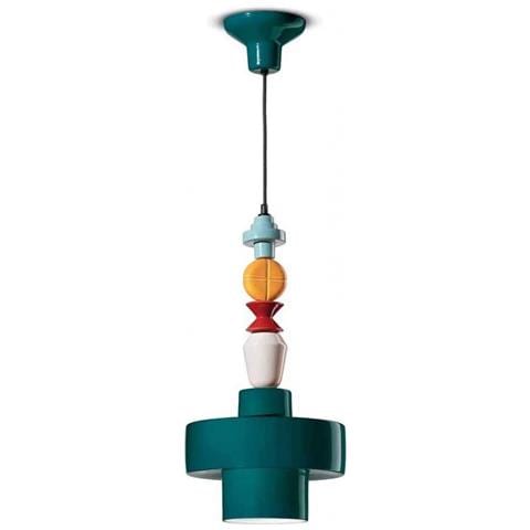 Lampad A Sospensione H60 C2530-vpe Colore Blu Petrolio - Foto 1