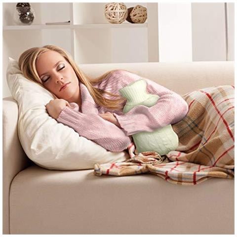 Copertura A Maglia Per La Bottiglia Di Acqua Calda - Beige Lavorato A Maglia Insulator - Solo Cover (borsa Dellacqua Calda Non Incluso)  - Foto 4