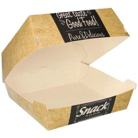 87493 Contenitore Monouso Per Conservare Il Cibo Cartoncino Beige - Foto 1