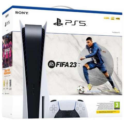 Console Ps5 Standard Edition 825gb Sony White + Fifa 23 It 711719561637 - Foto 1