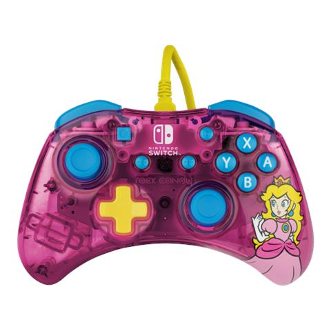 Pdp Rock Candy: Bubblegum Peach Rosa, Traslucido Usb Gamepad Analogico /digitale Nintendo Switch, Nintendo Switch Lite, Nintendo Switch Oled - Foto 2