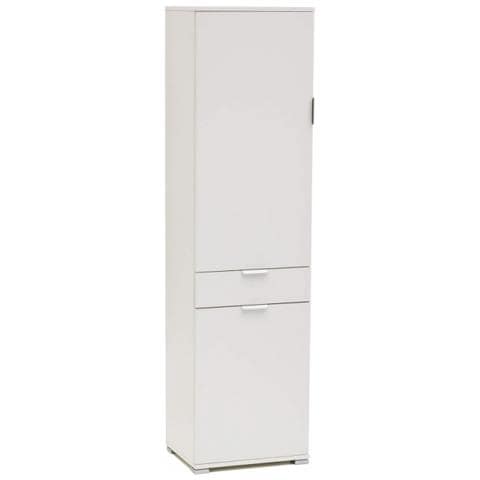 Armadio Con 2 Ante E 1 Cassetto Bianco - Foto 1