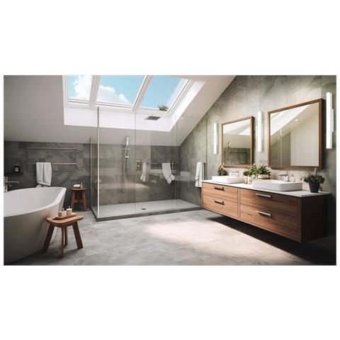 Applique Moderna Torretta Acciaio Nichel Satinato Led Integrato 13w - Foto 2