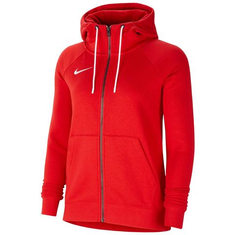 Felpa Con Cappuccio Full Zip Cw6955-657 Donna Taglia Xl Colore Rosso - Foto 1