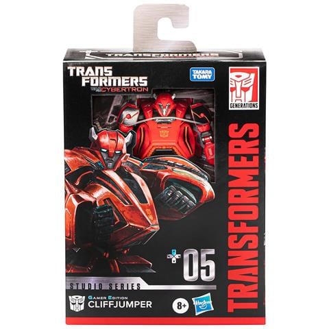 Cliffjumper Robot Snodato Transformers Serie Studio Guerra Cybertron, Rosso - Foto 5
