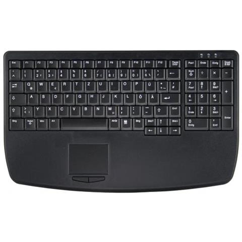 Tastiera USB AK-7410-GU-B/GE  (Layout Tedesco) Colore Nero - Foto 1