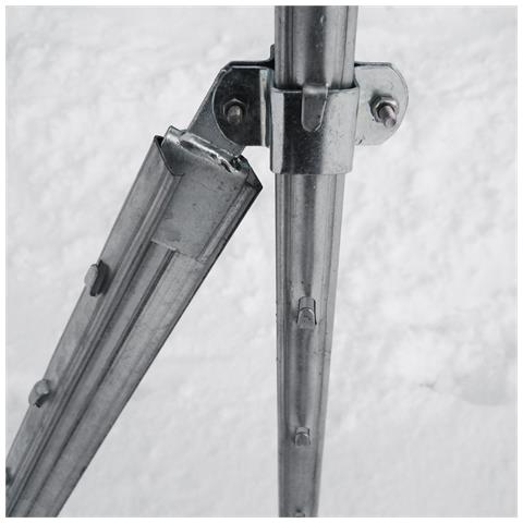 10 Set Di Montanti Longitudinali Per Pali Con Profilo A Z, Rete Di Protezione Da Animali Selvatici, Rete Per Zona Boschiva - Foto 7