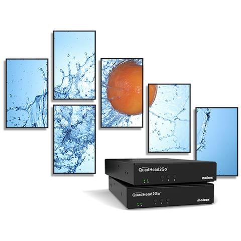 QuadHead2Go Q185 Multi-Monitor Controller Appliance / Q2G-DP4K2 - Foto 2