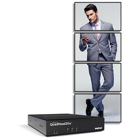 QuadHead2Go Q185 Multi-Monitor Controller Appliance / Q2G-DP4K2 - Foto 12