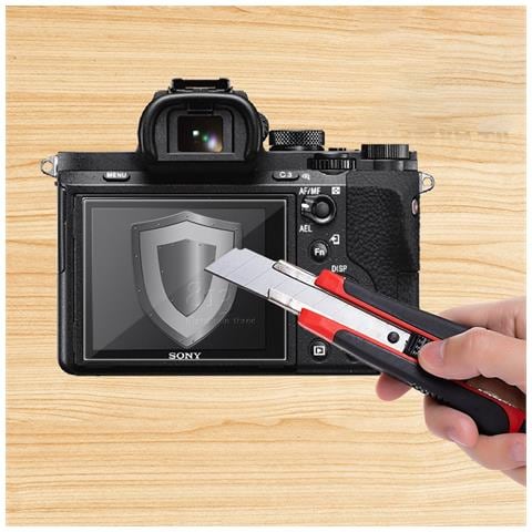 Proteggi Schermo In Vetro Temperato Per Sony A7ii - Confezione Da 2 - Foto 2