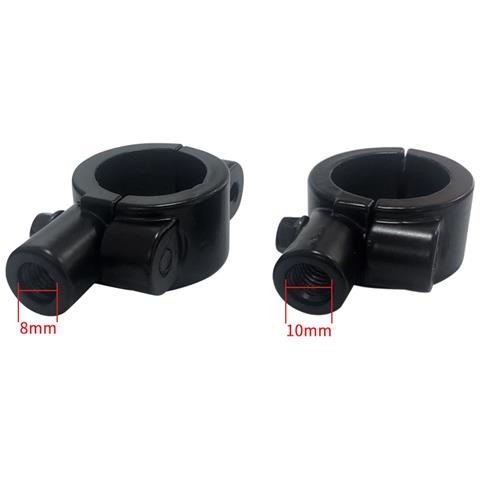 Morsetto Di Montaggio Per Specchietto Retrovisore Per Moto Per Manubri Da 25 Mm (coppia) M10 - Foto 4