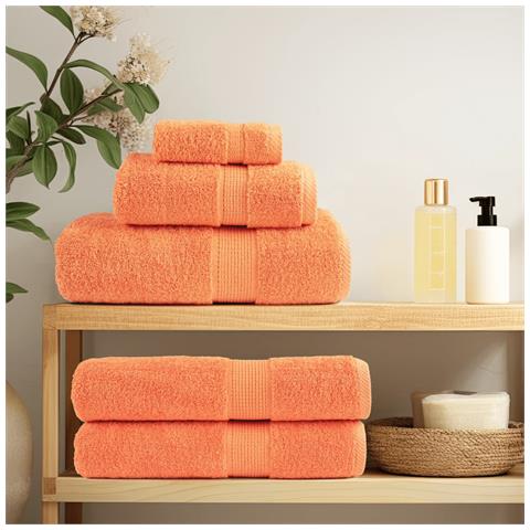 Asciugamani Da Bagno Solund 2 Pz Verdi 100x150 Cm 600 G/m - Foto 3
