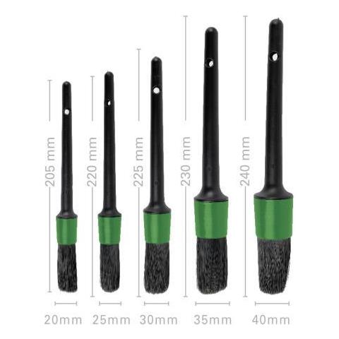Set 5 Pennelli In Nylon Per Detailing Professionale - Foto 1