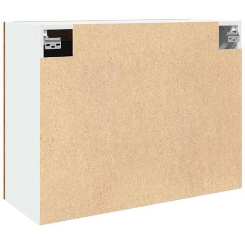 Mobile Pensile con Vetro “Lyon” Legno Antico 80x31x60 cm - Foto 10