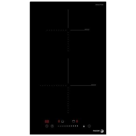 Piano Cottura A Induzione Domino Da 29 Cm Con 2 Fuochi, Nero - Fai2527c - Foto 1